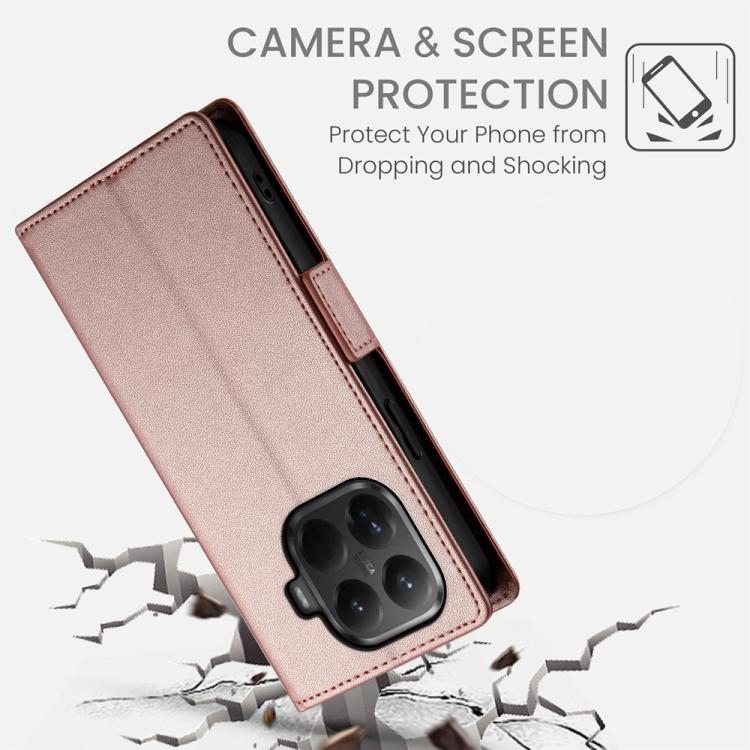 For Xiaomi 15T Pro 5G Side Buckle Magnetic Frosted Leather Phone Case