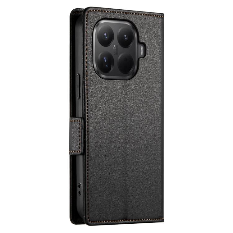 For Xiaomi 15T Pro 5G Side Buckle Magnetic Frosted Leather Phone Case