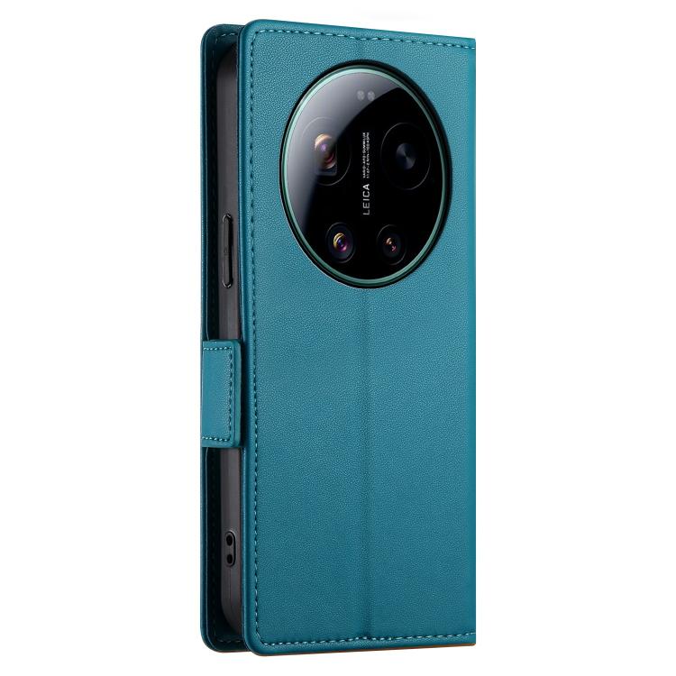 For Xiaomi 17 Ultra Side Buckle Magnetic Frosted Leather Phone Case