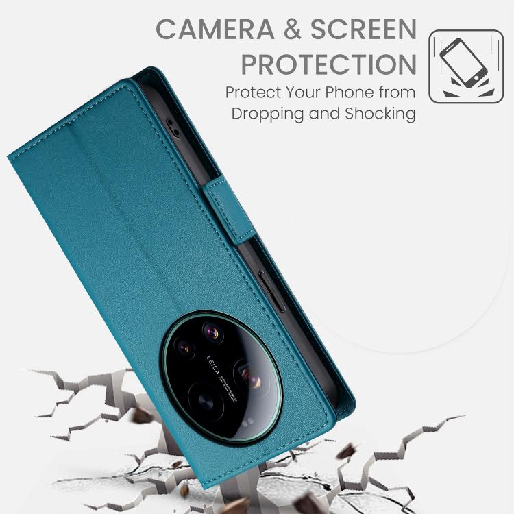 For Xiaomi 17 Ultra Side Buckle Magnetic Frosted Leather Phone Case