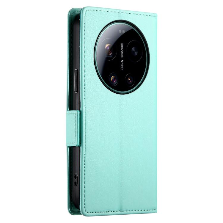 For Xiaomi 17 Ultra Side Buckle Magnetic Frosted Leather Phone Case