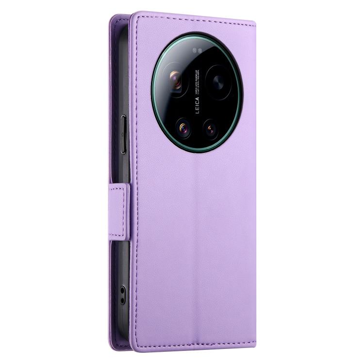For Xiaomi 17 Ultra Side Buckle Magnetic Frosted Leather Phone Case