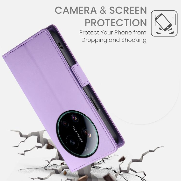 For Xiaomi 17 Ultra Side Buckle Magnetic Frosted Leather Phone Case