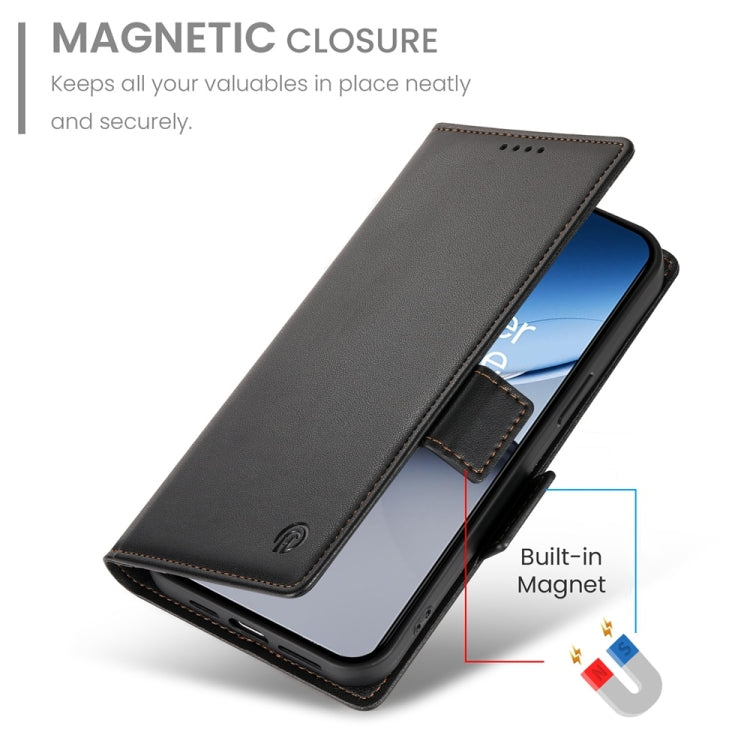 For OnePlus Nord 4 5G Side Buckle Magnetic Frosted Leather Phone Case