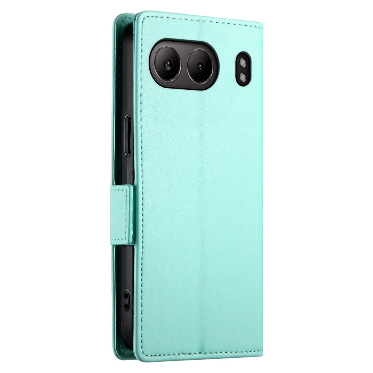 For OnePlus Nord 4 5G Side Buckle Magnetic Frosted Leather Phone Case