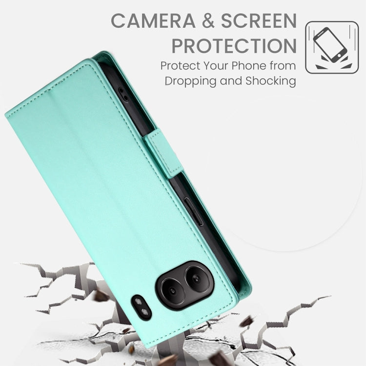 For OnePlus Nord 4 5G Side Buckle Magnetic Frosted Leather Phone Case