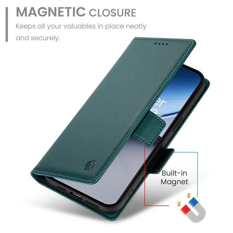 For OnePlus Nord 4 5G Side Buckle Magnetic Frosted Leather Phone Case