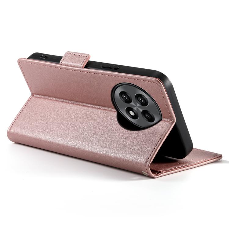For OnePlus 13R / Ace 5 / Ace 5 Pro Side Buckle Magnetic Frosted Leather Phone Case