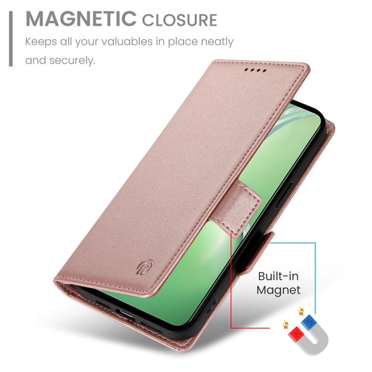 For OnePlus 13R / Ace 5 / Ace 5 Pro Side Buckle Magnetic Frosted Leather Phone Case