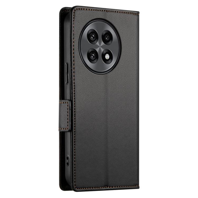 For OnePlus 13R / Ace 5 / Ace 5 Pro Side Buckle Magnetic Frosted Leather Phone Case