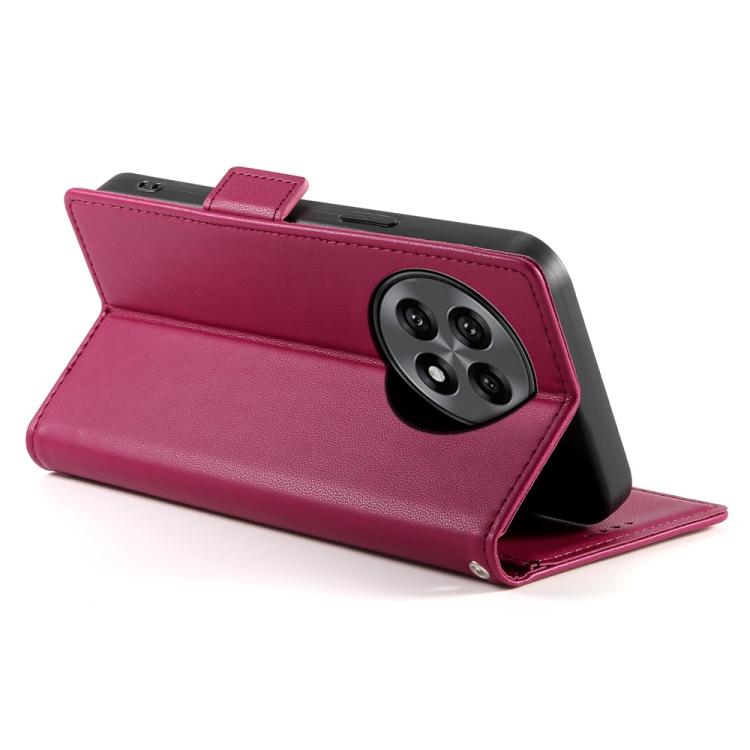 For OnePlus 13R / Ace 5 / Ace 5 Pro Side Buckle Magnetic Frosted Leather Phone Case