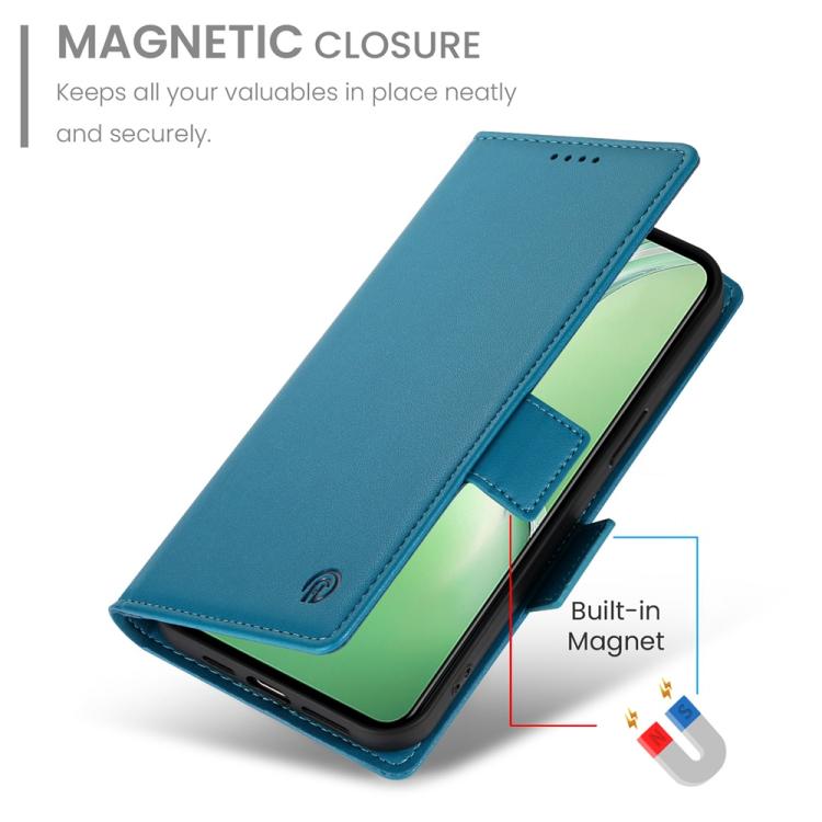 For OnePlus 13R / Ace 5 / Ace 5 Pro Side Buckle Magnetic Frosted Leather Phone Case