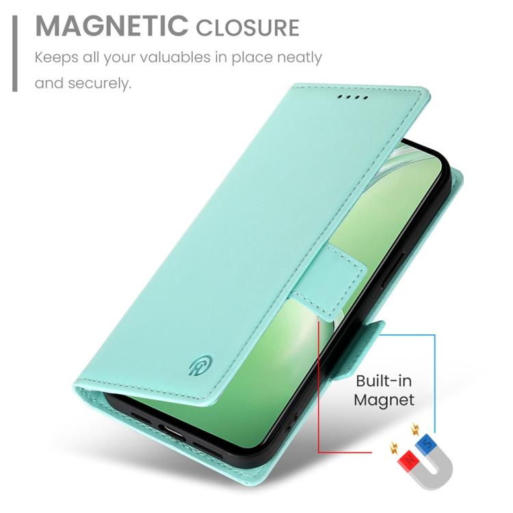 For OnePlus 13R / Ace 5 / Ace 5 Pro Side Buckle Magnetic Frosted Leather Phone Case