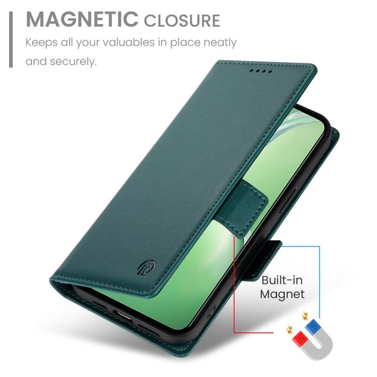 For OnePlus 13R / Ace 5 / Ace 5 Pro Side Buckle Magnetic Frosted Leather Phone Case