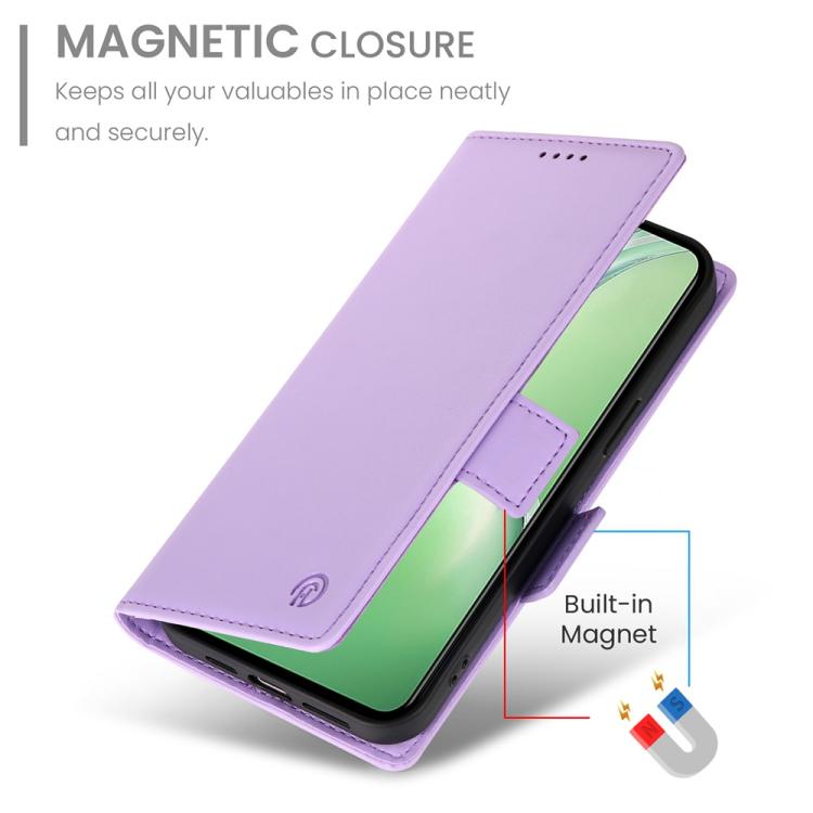 For OnePlus 13R / Ace 5 / Ace 5 Pro Side Buckle Magnetic Frosted Leather Phone Case
