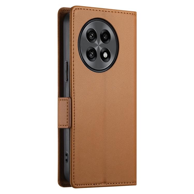 For OnePlus 13R / Ace 5 / Ace 5 Pro Side Buckle Magnetic Frosted Leather Phone Case