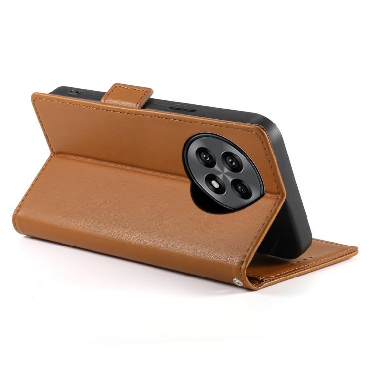 For OnePlus 13R / Ace 5 / Ace 5 Pro Side Buckle Magnetic Frosted Leather Phone Case