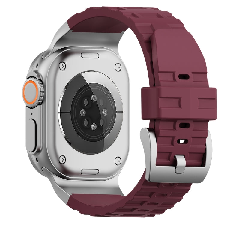 For Apple Watch 46mm / 49mm / 45mm / 44mm Trailblazer Silicone Watch Band