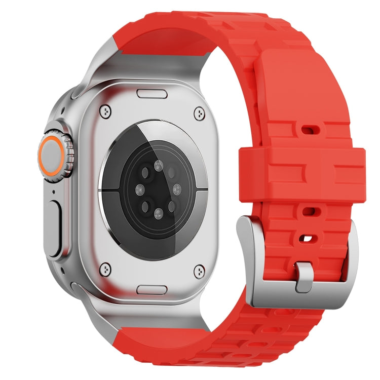 For Apple Watch 46mm / 49mm / 45mm / 44mm Trailblazer Silicone Watch Band