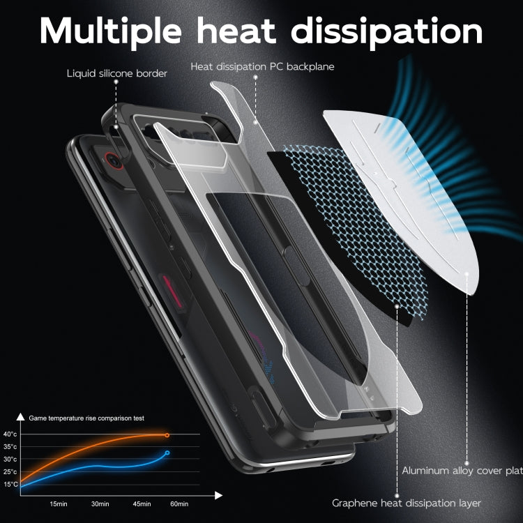 For ASUS ROG Phone 7 / 6 Cooling 3 in 1 Phone Case