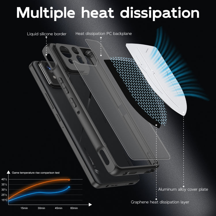 For ASUS ROG Phone 8 / 8 Pro Cooling 3 in 1 Phone Case