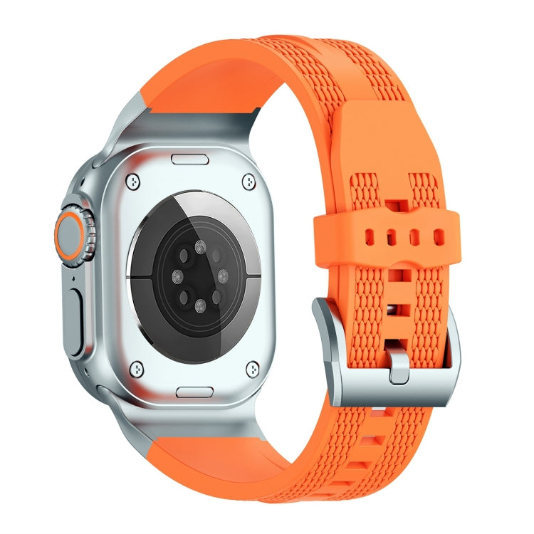 For Apple Watch 42mm / 41mm / 40mm / 38mm Trailblazer Woven Texture Silicone Watch Band