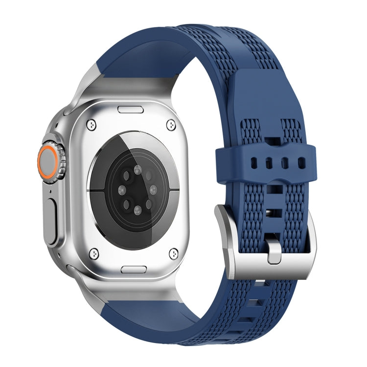 For Apple Watch 42mm / 41mm / 40mm / 38mm Trailblazer Woven Texture Silicone Watch Band
