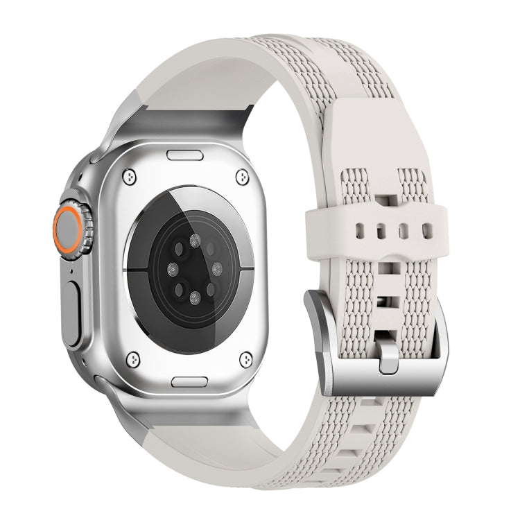 For Apple Watch 42mm / 41mm / 40mm / 38mm Trailblazer Woven Texture Silicone Watch Band
