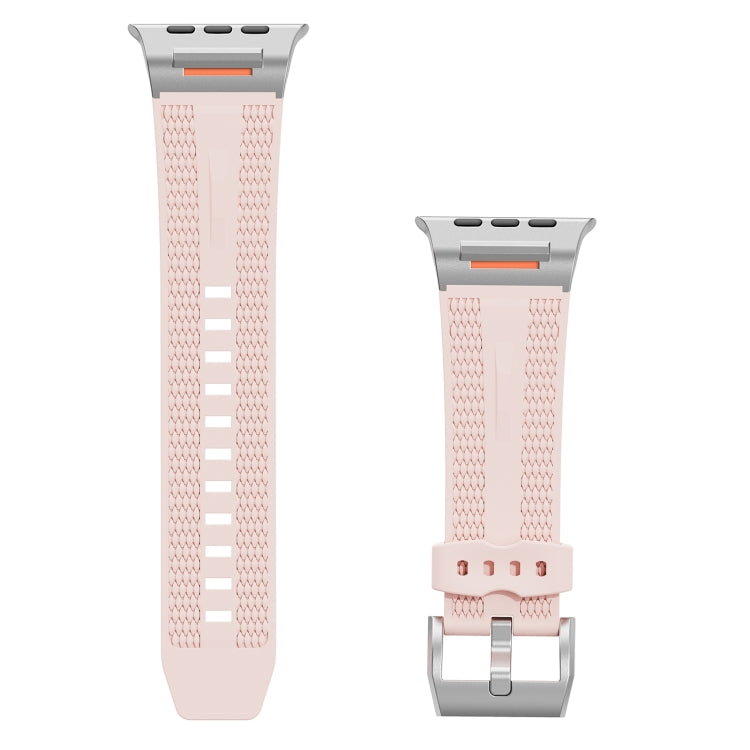 For Apple Watch 42mm / 41mm / 40mm / 38mm Trailblazer Woven Texture Silicone Watch Band