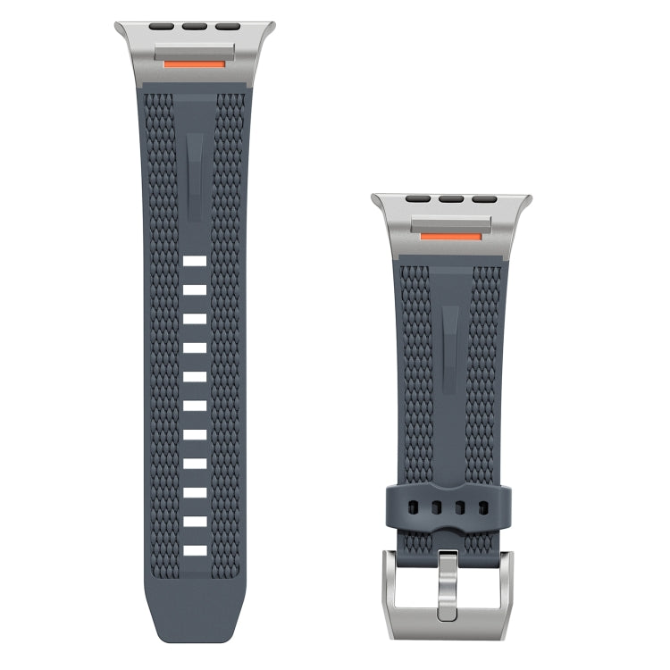 For Apple Watch 42mm / 41mm / 40mm / 38mm Trailblazer Woven Texture Silicone Watch Band
