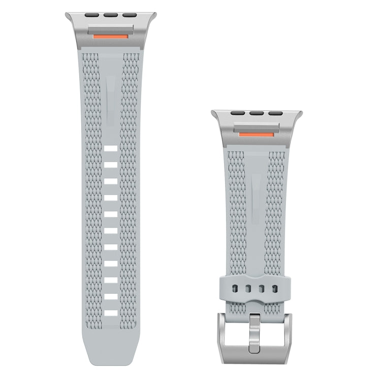 For Apple Watch 42mm / 41mm / 40mm / 38mm Trailblazer Woven Texture Silicone Watch Band