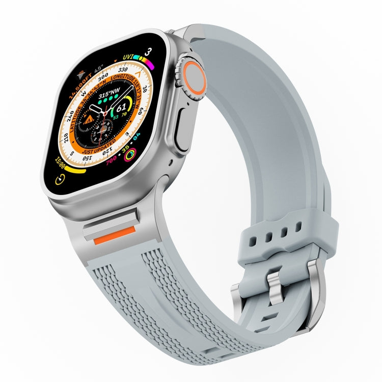 For Apple Watch 42mm / 41mm / 40mm / 38mm Trailblazer Woven Texture Silicone Watch Band