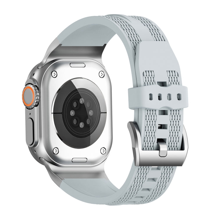 For Apple Watch 42mm / 41mm / 40mm / 38mm Trailblazer Woven Texture Silicone Watch Band