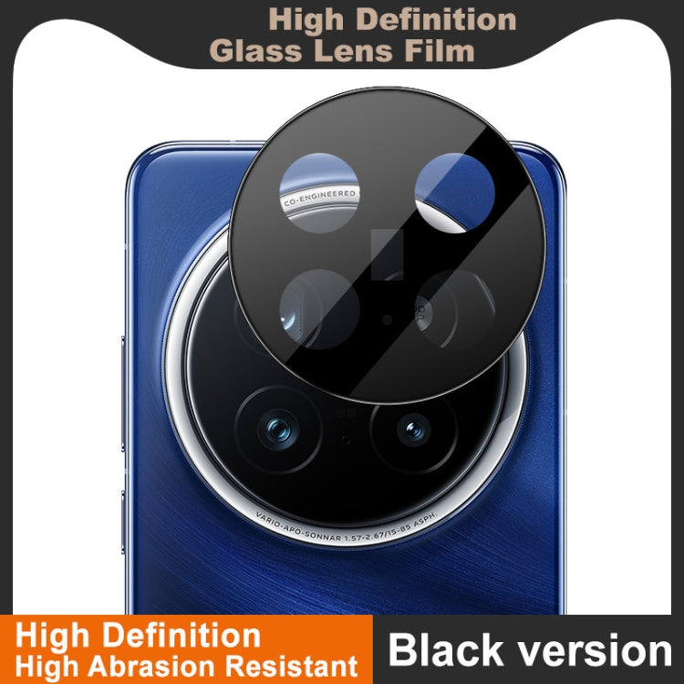 For vivo X200 Pro imak Rear Camera Lens Glass Film Black Version