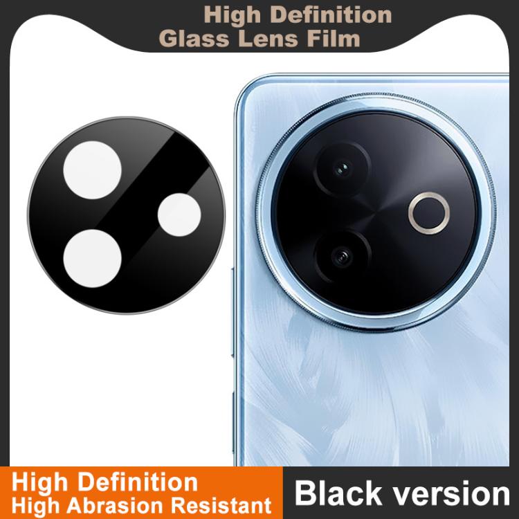 For vivo Y300i 5G imak Rear Camera Lens Glass Film Black Version