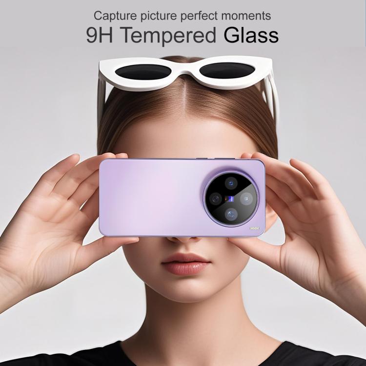 For vivo X200s imak Rear Camera Lens Glass Film Black Version