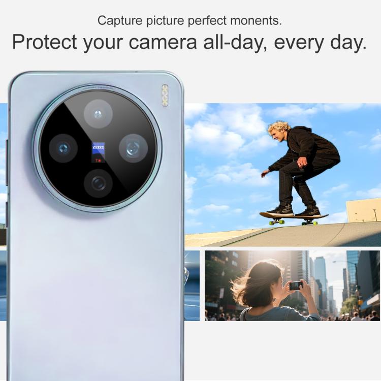 For vivo X200s imak Rear Camera Lens Glass Film Black Version