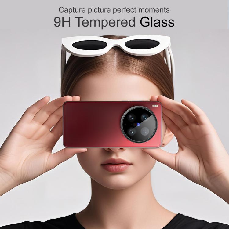 For vivo X200 Ultra imak Rear Camera Lens Glass Film Black Version