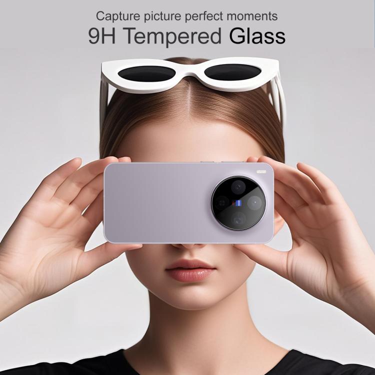For vivo X300 imak Rear Camera Lens Glass Film Black Version