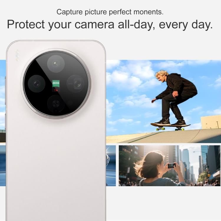 For vivo X300 imak Rear Camera Lens Glass Film Black Version
