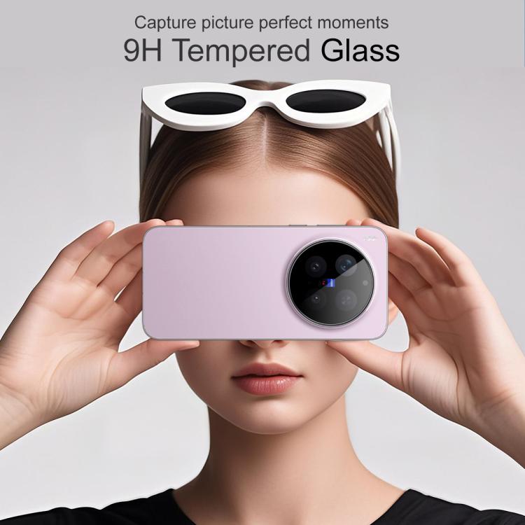 For vivo X300 Pro imak Rear Camera Lens Glass Film Black Version