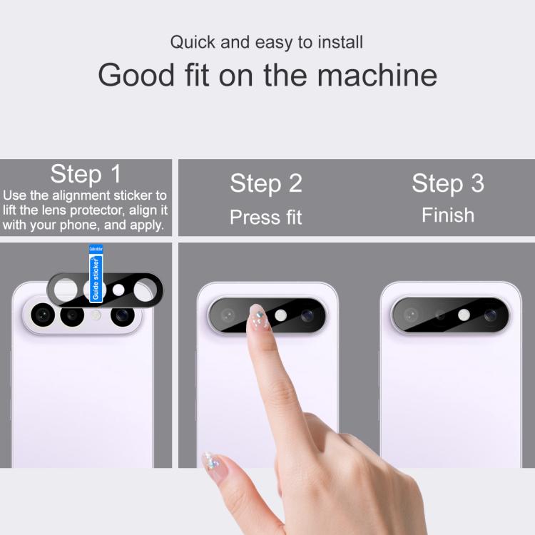 For vivo S50 Pro mini 5G imak Rear Camera Lens Glass Film Black Version