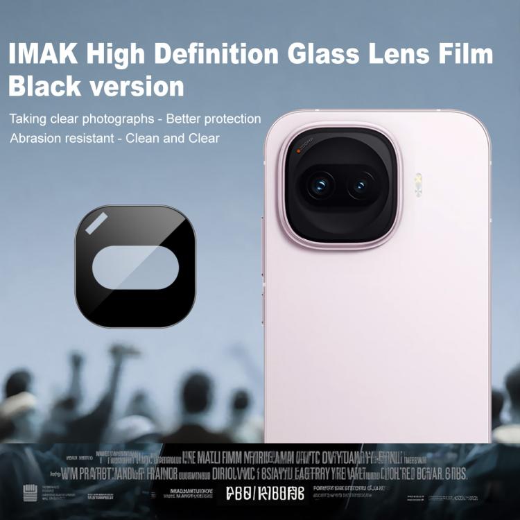 For vivo iQOO Z11 Turbo 5G imak Rear Camera Lens Glass Film Black Version