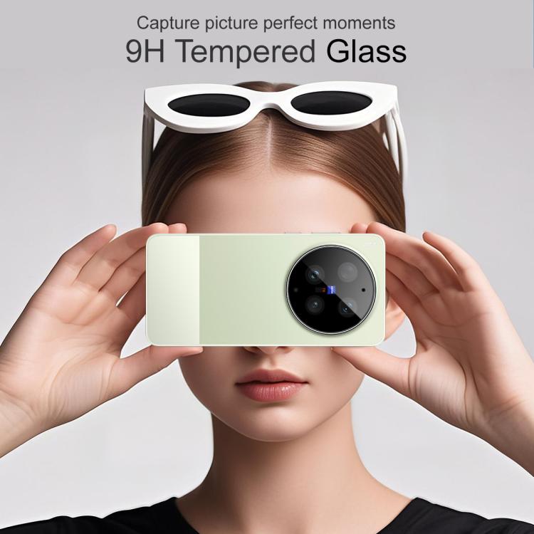 For vivo X300 Ultra imak Rear Camera Lens Glass Film Black Version