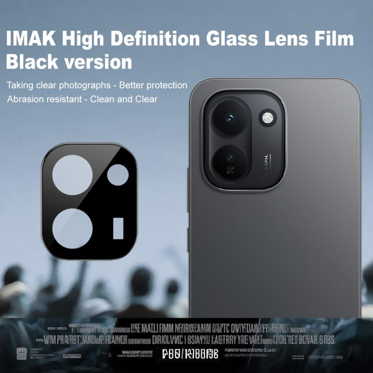 For vivo iQOO Z11 5G imak Rear Camera Lens Glass Film Black Version
