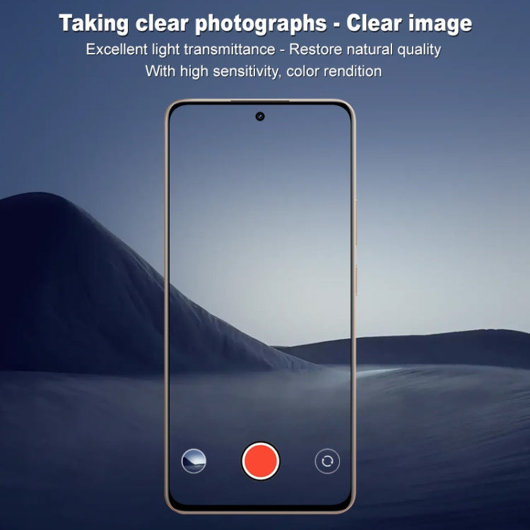 For Realme 13+ 5G IMAK Rear Camera Lens Glass Film Black Version