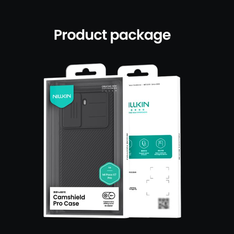 For Xiaomi Poco X7 Pro NILLKIN CamShield Pro PC Phone Case
