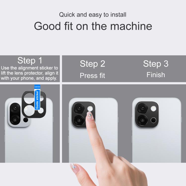 For OnePlus 13T IMAK Metal Camera Lens Protector Cover