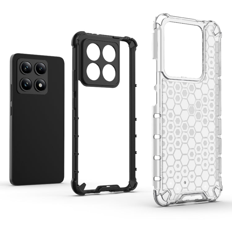 For Xiaomi 14T 5G Global Honeycomb Shockproof Phone Case