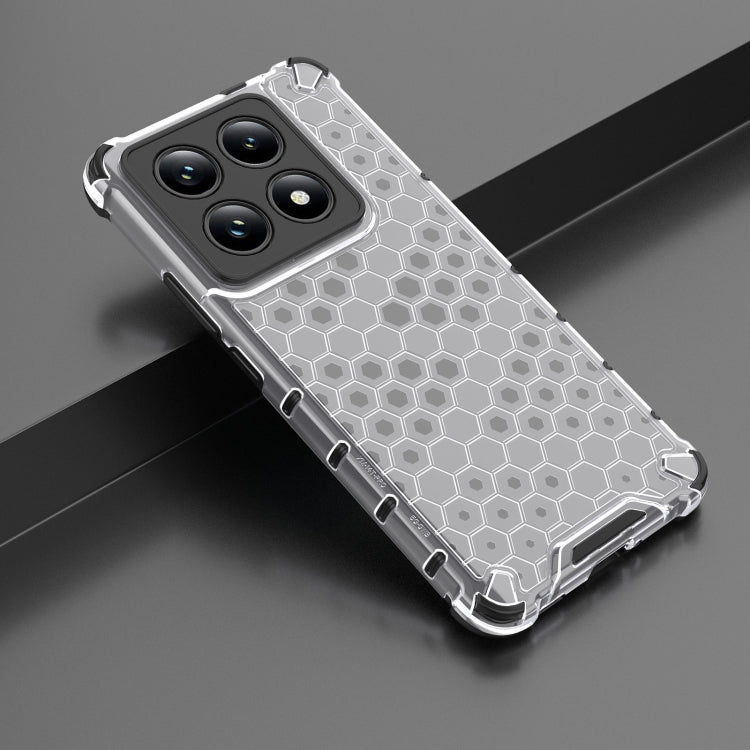 For Xiaomi 14T Pro 5G Global Honeycomb Shockproof Phone Case